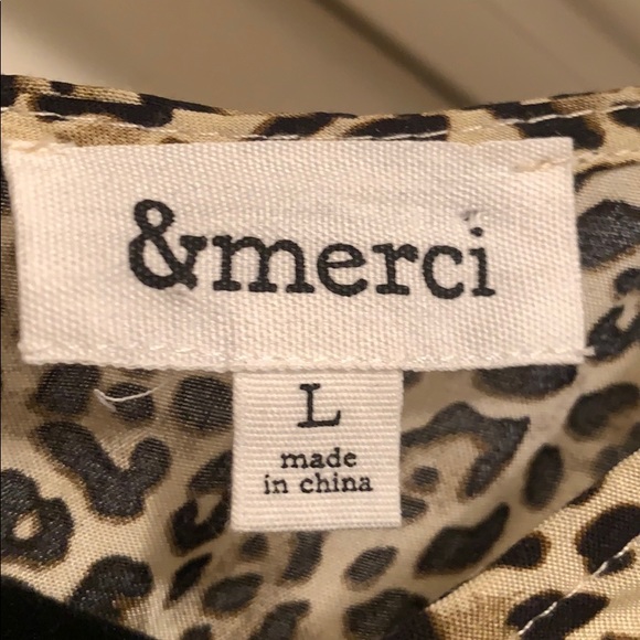 NWOT leopard print empire waist dress - Picture 7 of 8